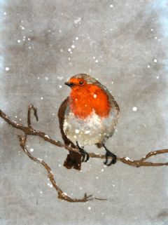 Image entitled Snow Robin
