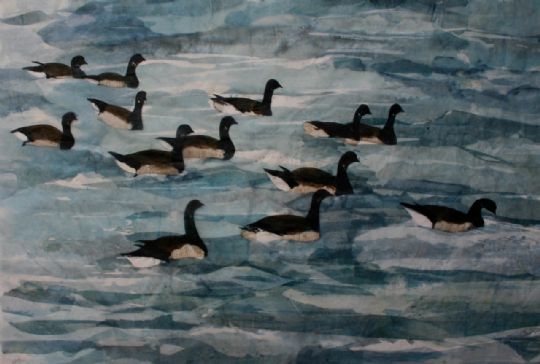 Image entitled Brent Geese Flotilla