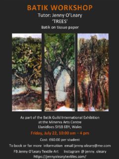 Image for Batik Workshop; 'Trees' with Jenny O'Leary