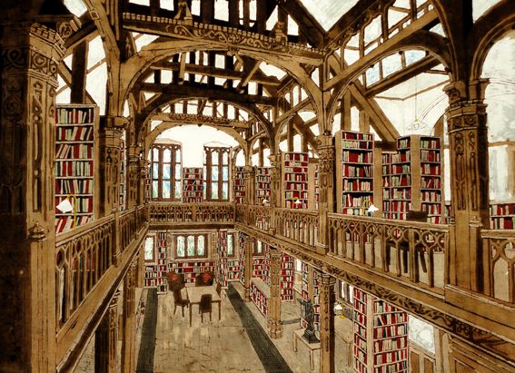 Image entitled Gladstone's Library