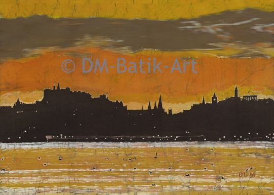Edinburgh Skyline from Longniddry
