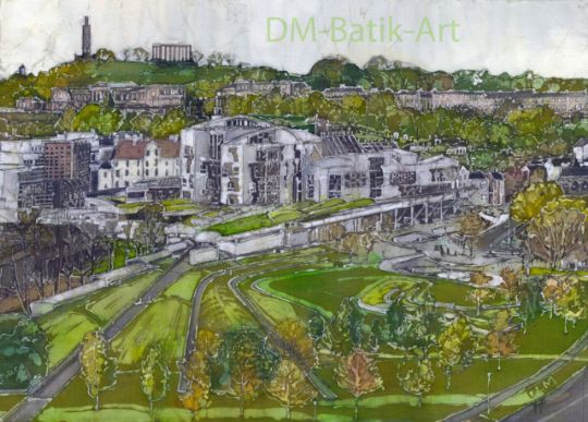 Scottish Parliament & Calton Hill