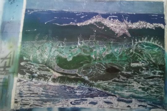 Image entitled Seascape. Work in Progress 