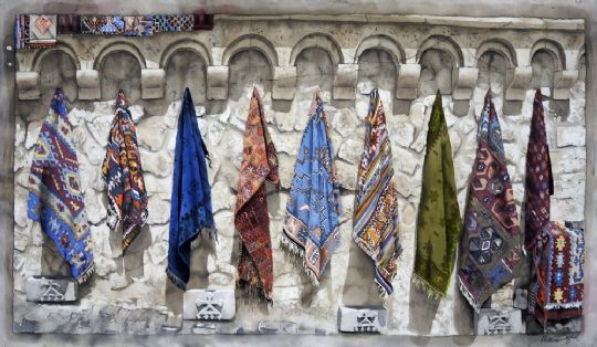 Image entitled The Rug Merchant, Goreme, Turkey