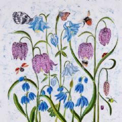 Image entitled Snakeshead Fritillaries and Insects