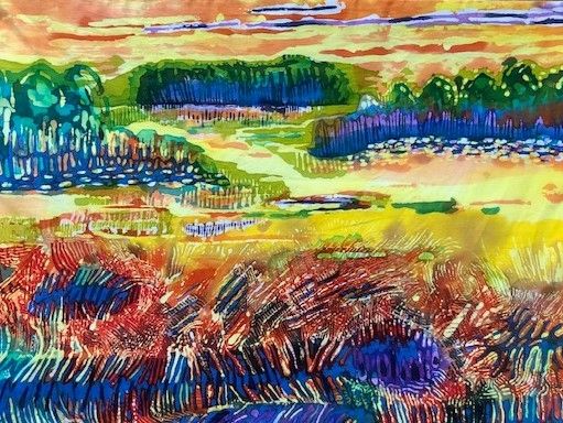 Landschap met riet I – Bergse Bos.